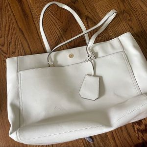 Tory Burch Compartment Leather Tote
